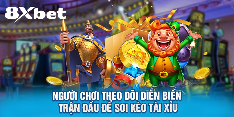 Người chơi theo dõi diễn biến trận đấu để soi kèo tài xỉu